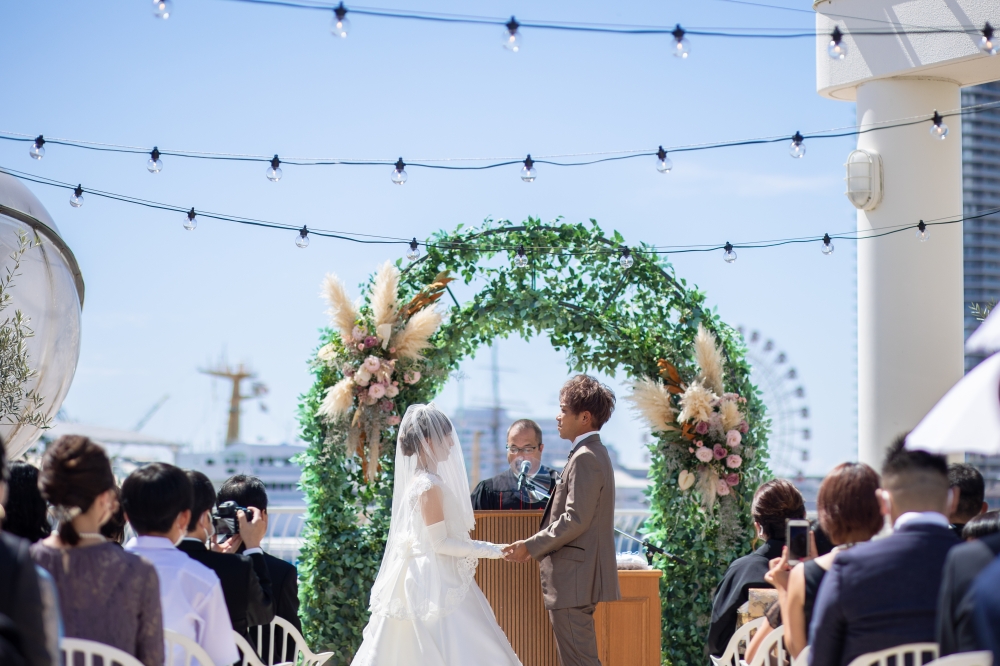 PINK×GOLD！想い溢れる2人のKickoff Wedding!! - OCEAN PLACE